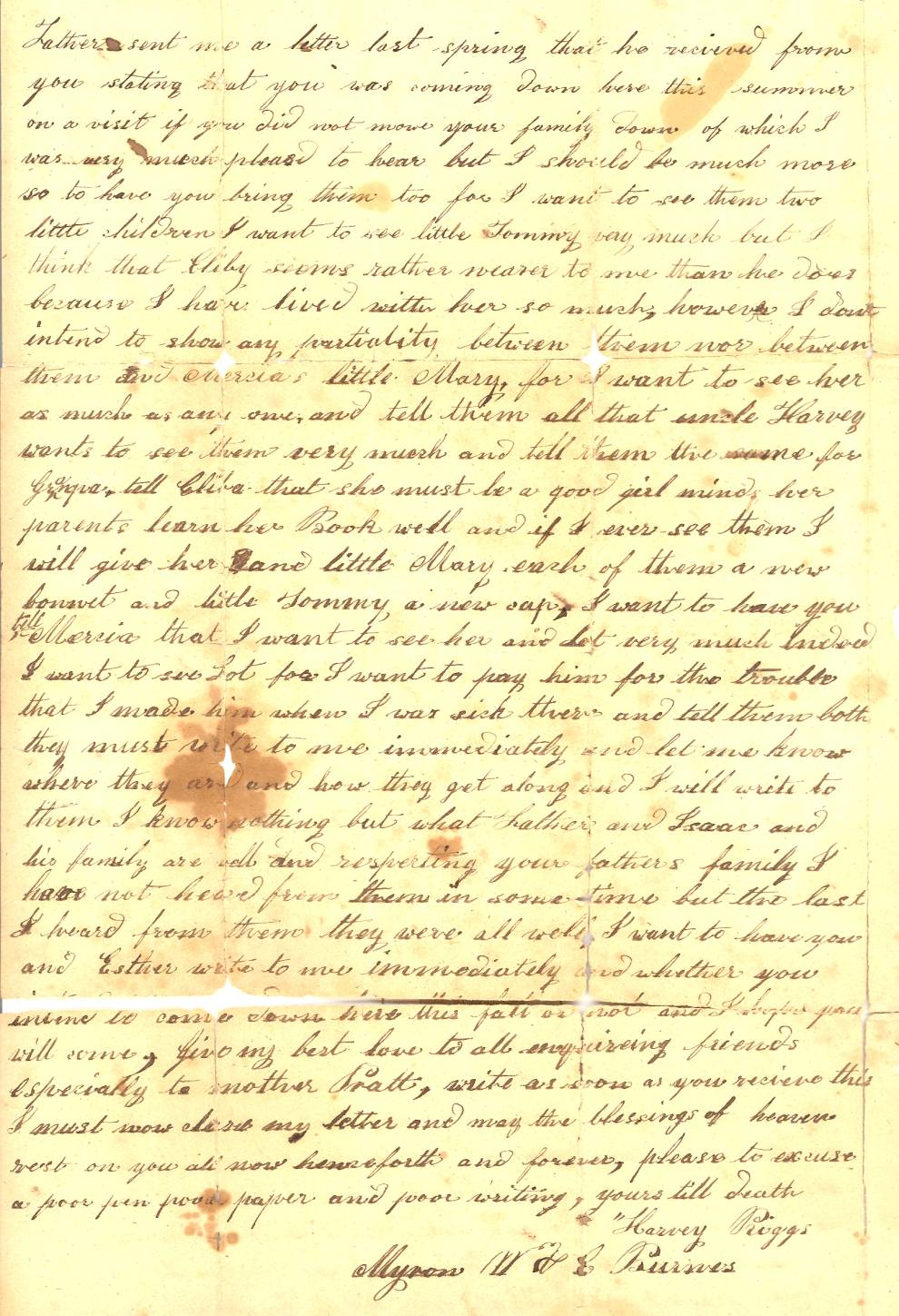 Letter back