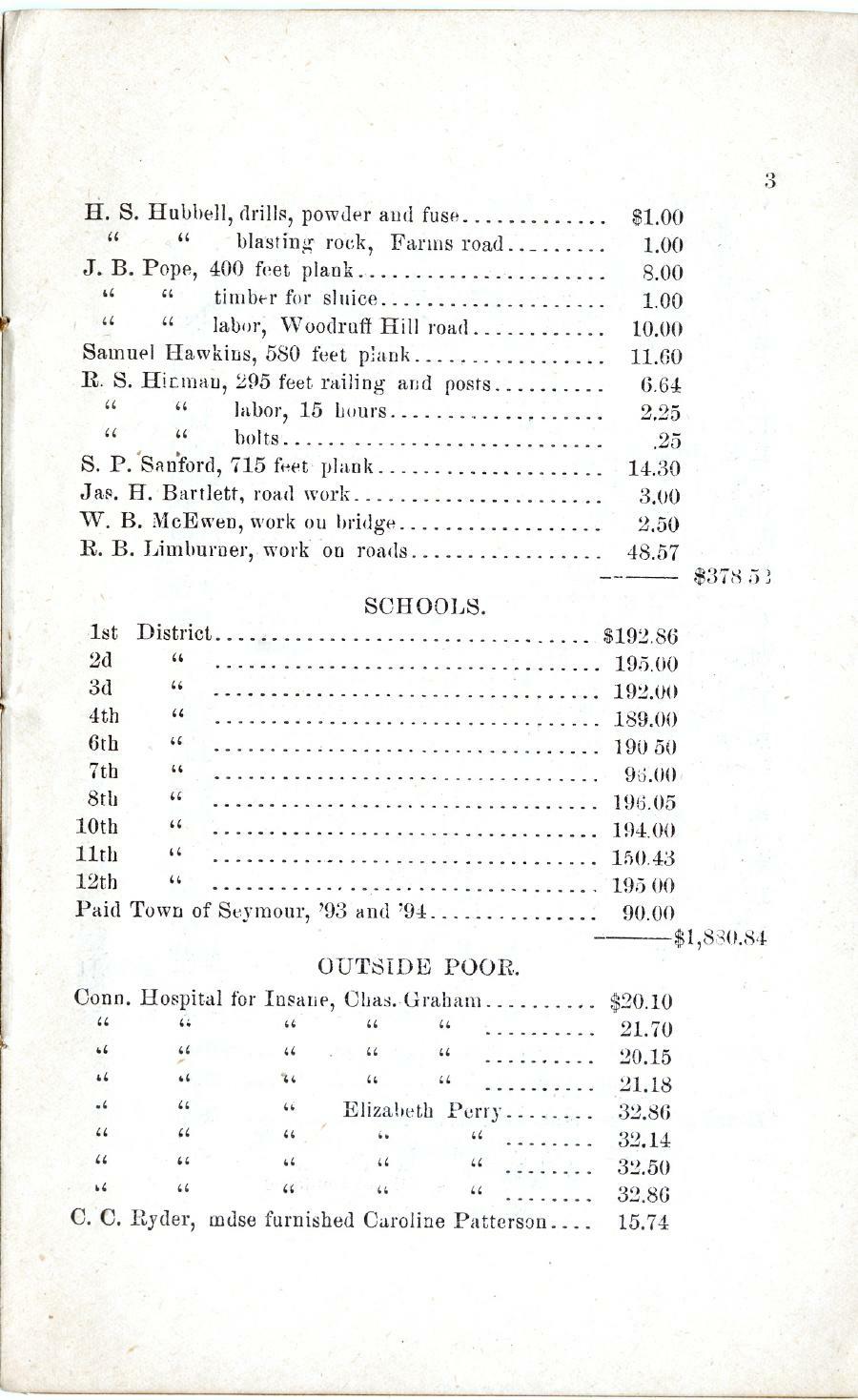 Oxford Town Report for year ending September 20, 1894 - Page 3