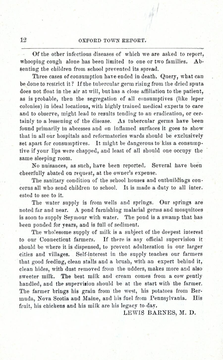 Oxford Town Report for year ending September 15, 1898 - Page 12