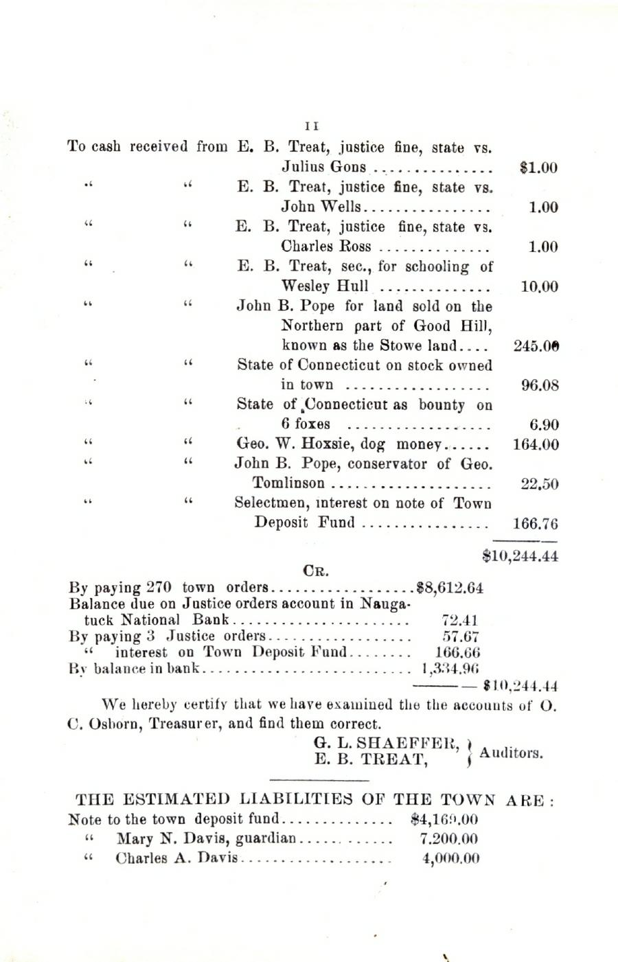 Oxford Town Report for year ending September 21, 1903 - Page 11