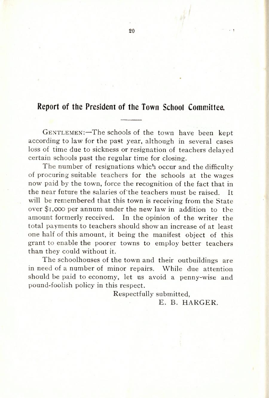 Oxford Town Report for year ending September 20, 1905 - Page 20