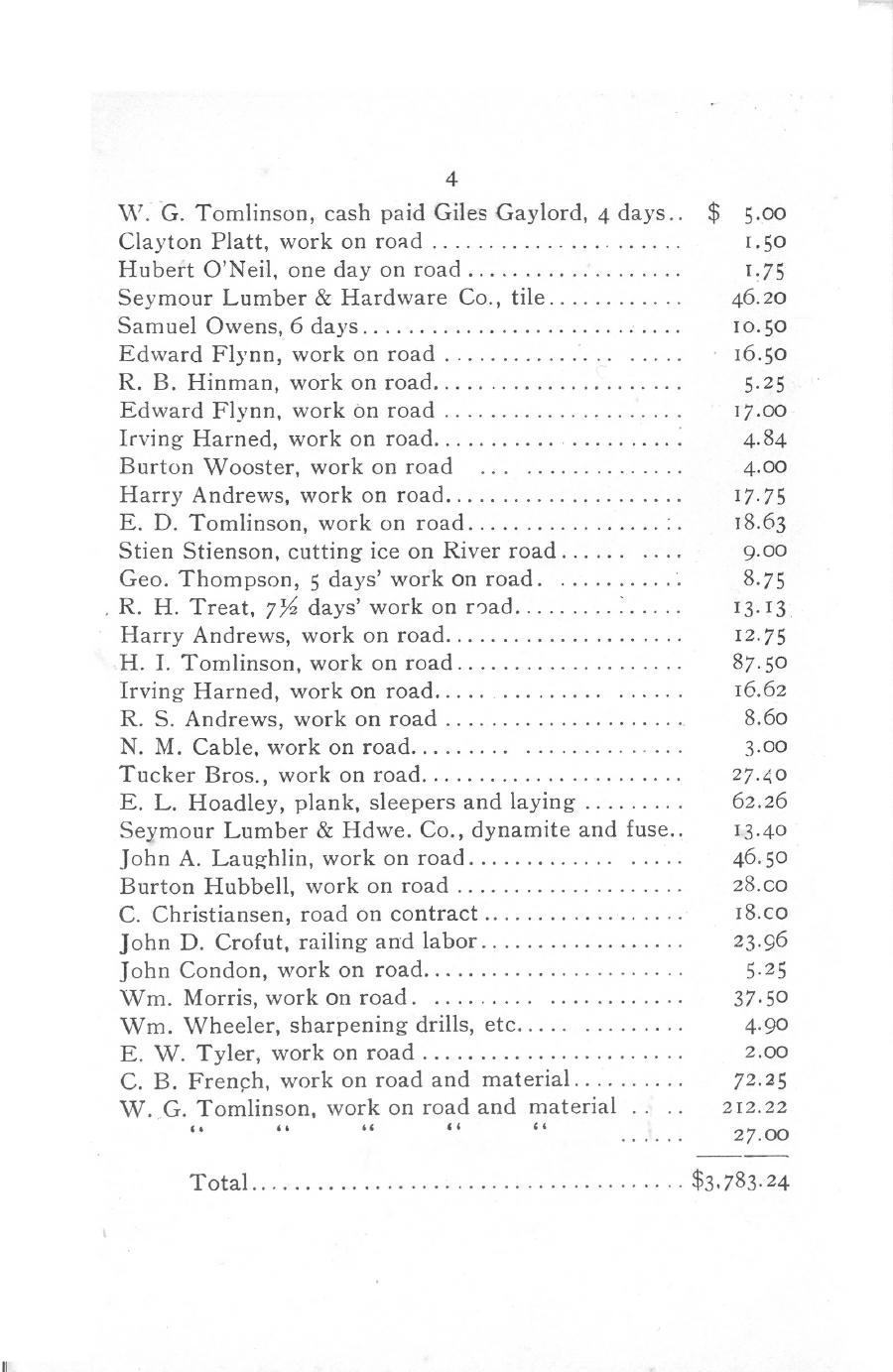 Oxford Town Report for year ending September 20, 1913 - Page 4