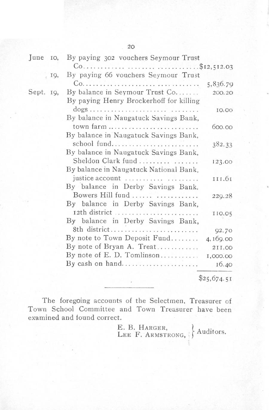 Oxford Town Report for year ending September 20, 1913 - Page 20