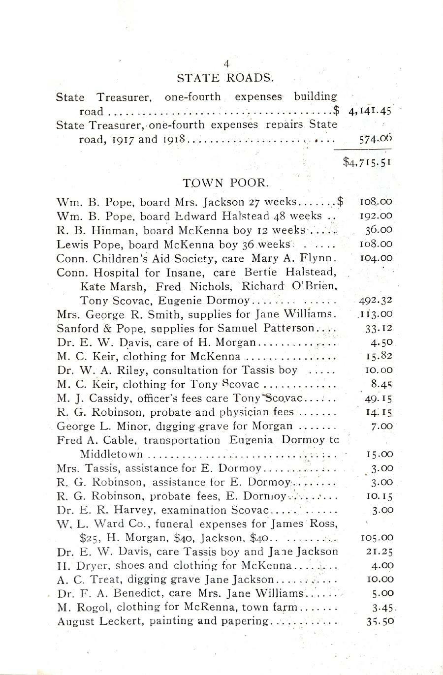 Oxford Town Report for year ending August 31, 1918 - Page 4