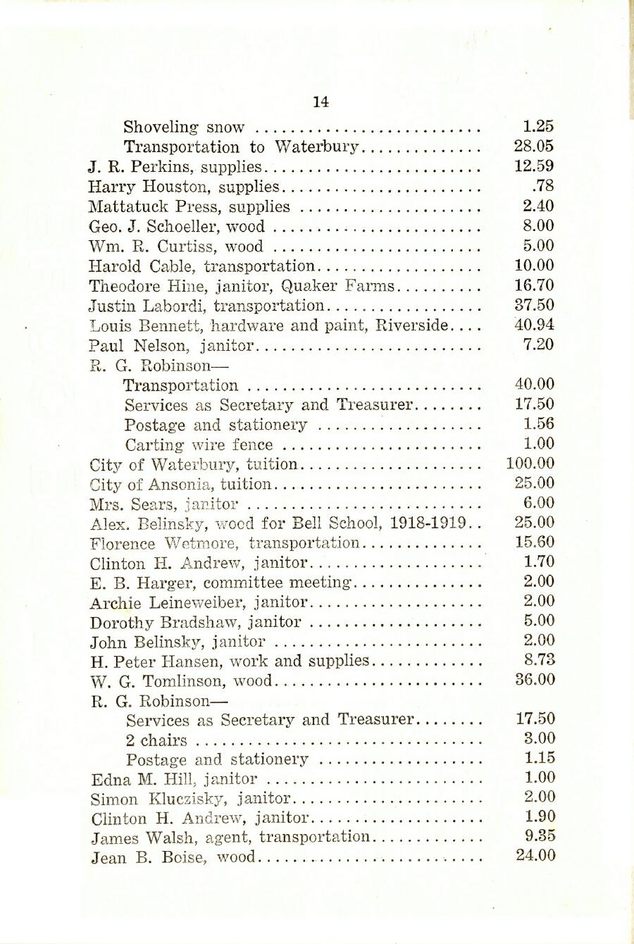 Oxford Town Report for year ending August 31, 1920 - Page 14
