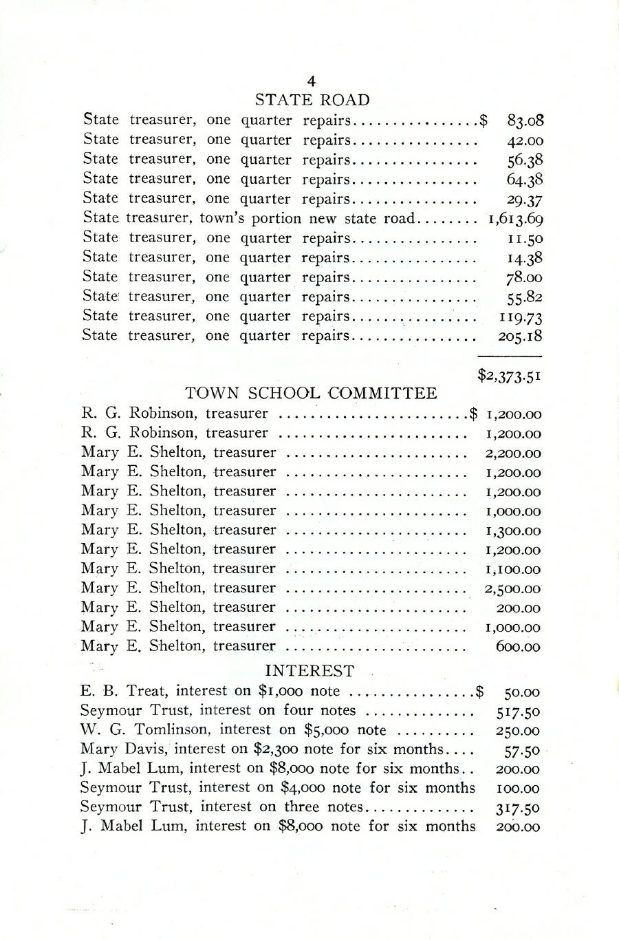Oxford Town Report for year ending August 31, 1923 - Page 4