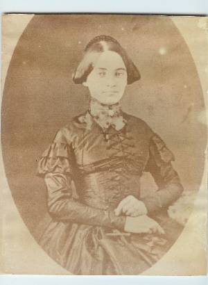 Mary Elizabeth Seymour (1831 - 1898), m. Enos B. Chatfield (14 Sep 1851, St. Peter's Church, Oxford, CT) Wedding picture